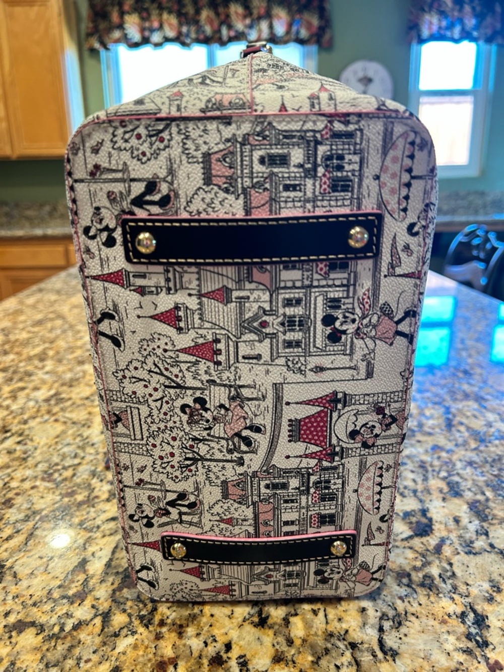Dooney & Bourke Disney “Minnie in the Park” Hobo Bag AND Coordinating Wallet Set - Picture 5 of 16